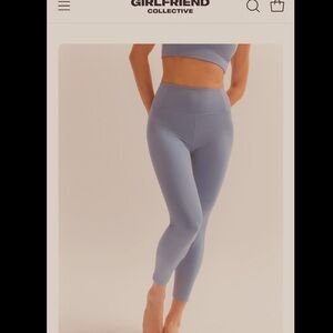 GIRLFRIEND FLOAT Ultralight Legging in Blue Gray Full length, Back pocket Sz XXL